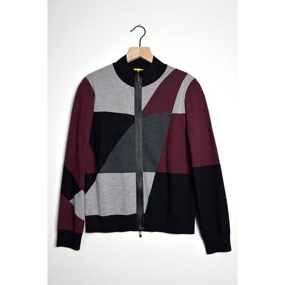 ST. JOHN Wool Full Zip Sweater - Picture 1 of 7